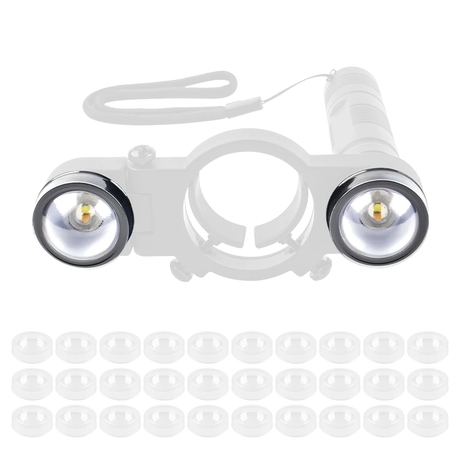 Disposable Protective Covers for Spray Gun Lights - 4