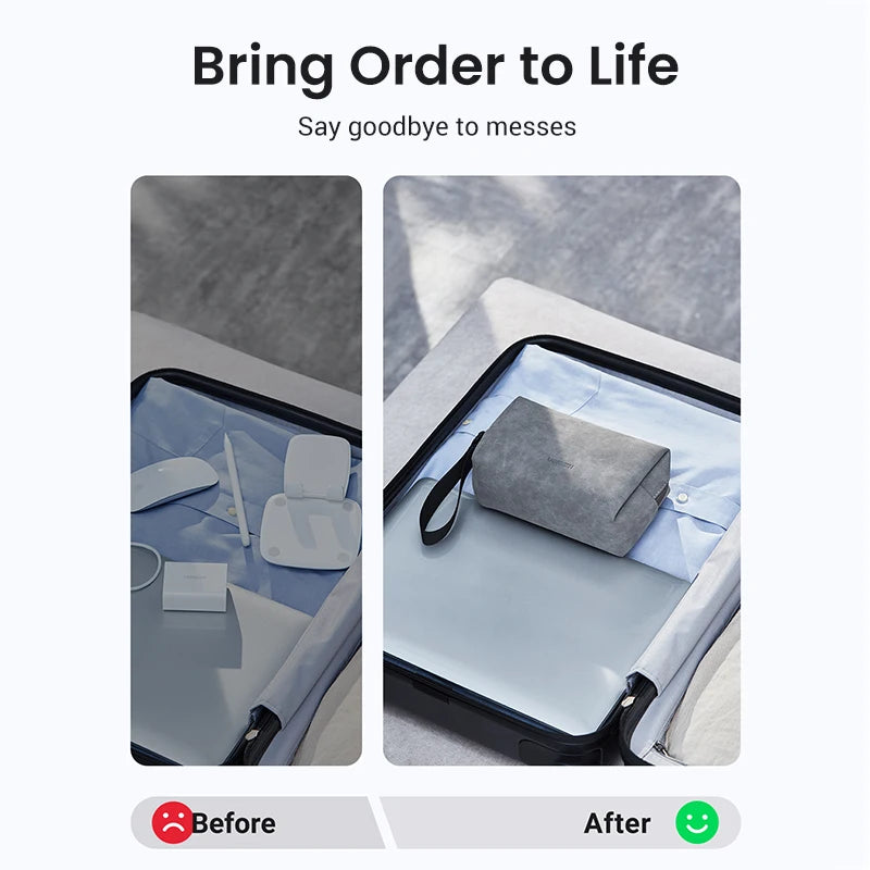 Portable Tech Organizer Case for Digital Accessories and Cables - 2