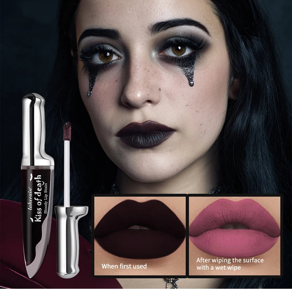 Waterproof Bloody Matte Lip Stain for Halloween - 13