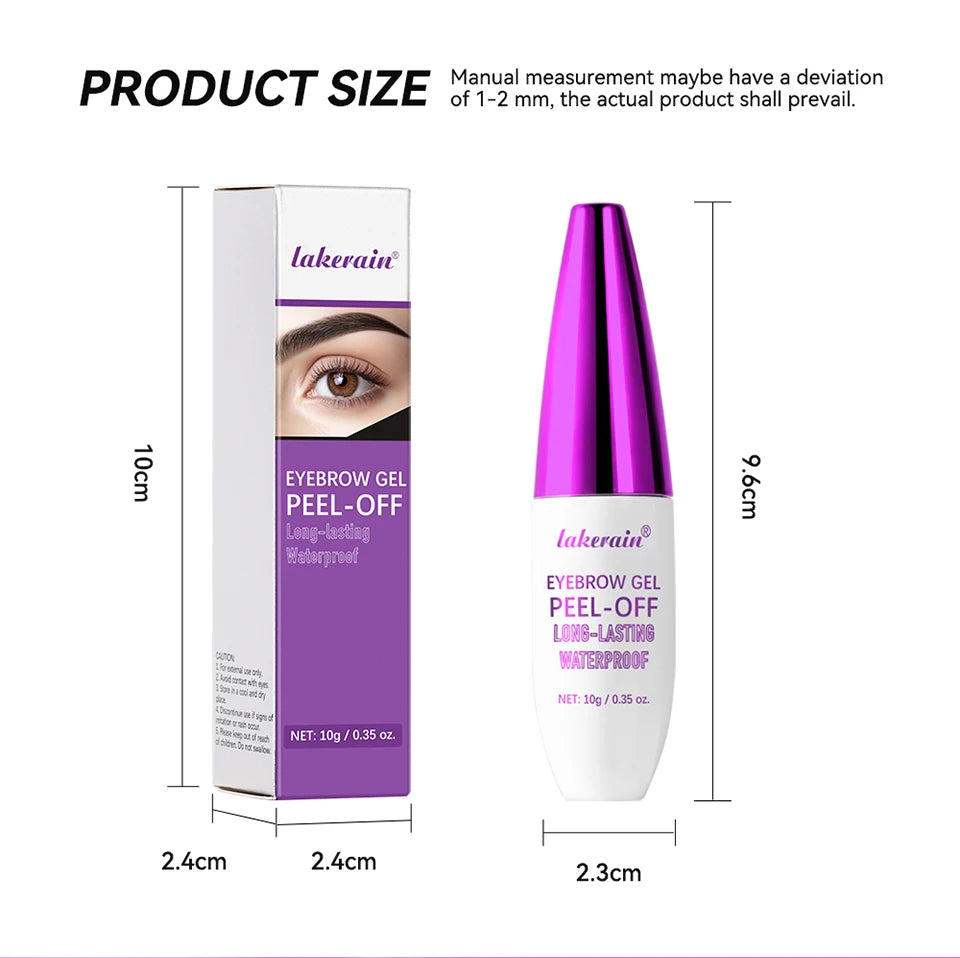Waterproof Peel-Off Eyebrow Tint Gel