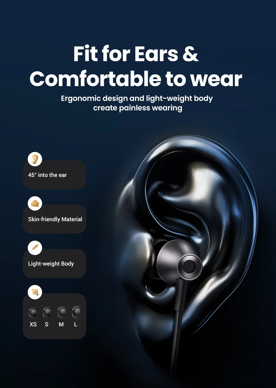 Wired In-Ear Headphones with Microphone and Volume Control - 13