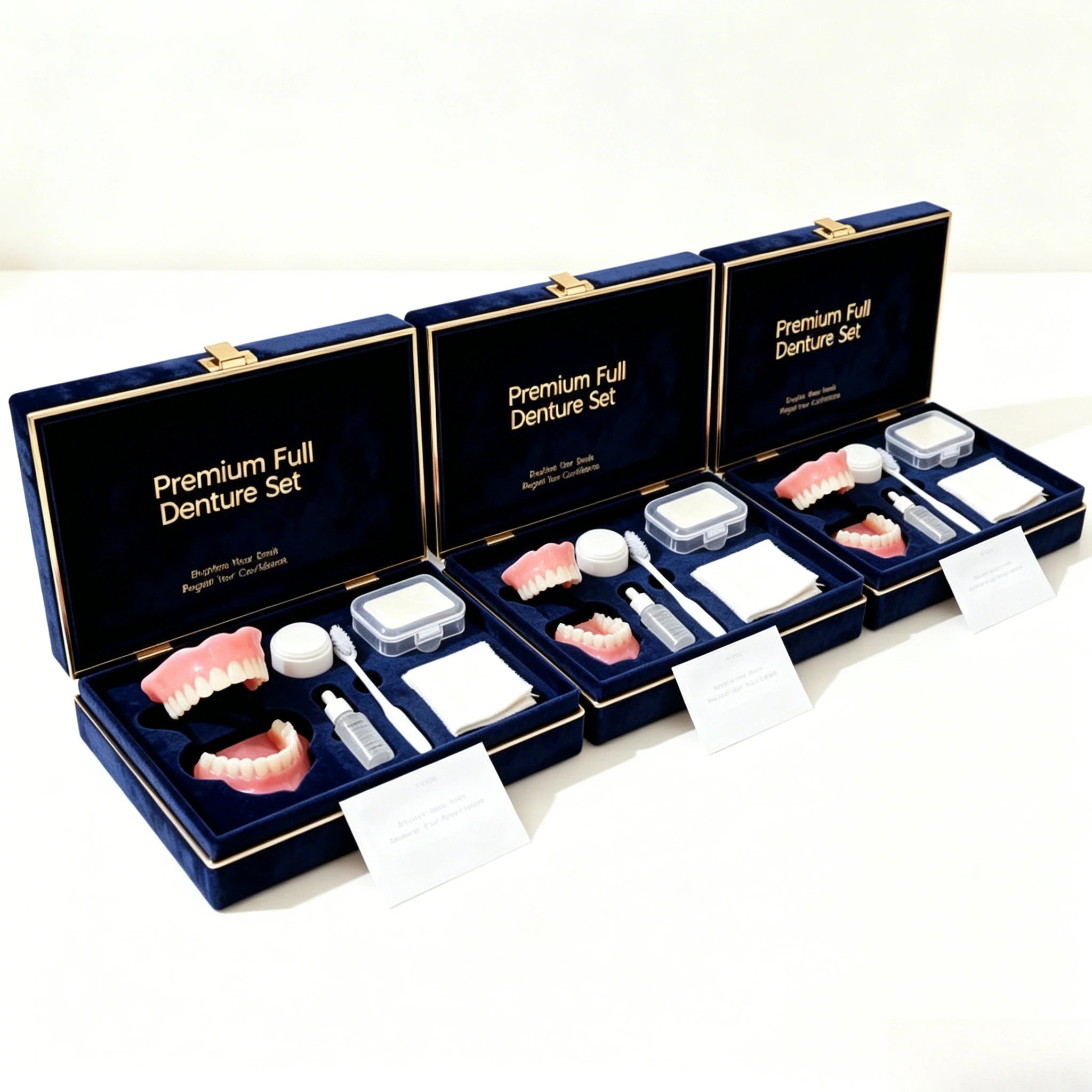 Instant Smile Full Mouth Denture Set for Men and Women - 17