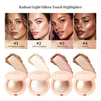 Baked Pearl Shimmer Highlighter Powder for Radiant Glow