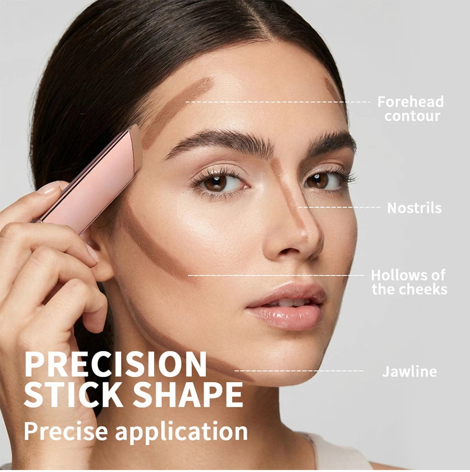 Cream Bronzing Stick for Natural Face Contour and Sculpting
