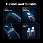 240W USB-C to USB-C Fast Charging and Data Sync Cable