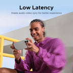 Open-Ear Wireless Bluetooth 5.4 Earbuds with Smart LCD Case