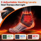 3-in-1 Red Light Therapy Heating Wrap for Ankle Foot and Wrist