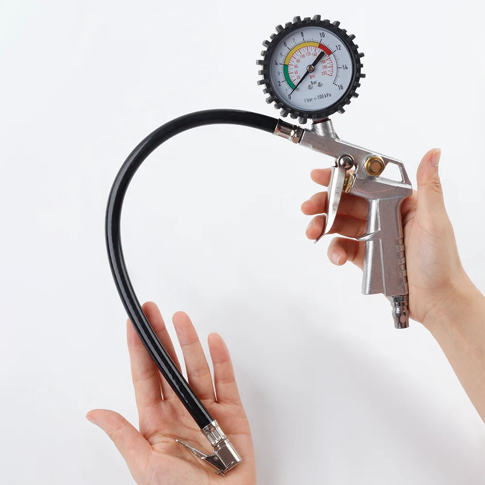 Professional Tire Pressure Gauge and Inflator Tool - 3