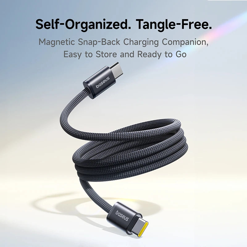 Magnetic 100W USB-C Fast Charging Data Cable