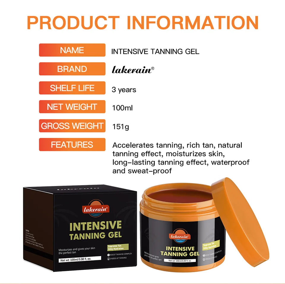 Intensive Tanning Gel for Sun-Kissed Skin