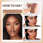 Matte Bronzer Powder for Face Contouring