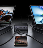 200W GaN Desktop Fast Charging Station for Laptops and Phones