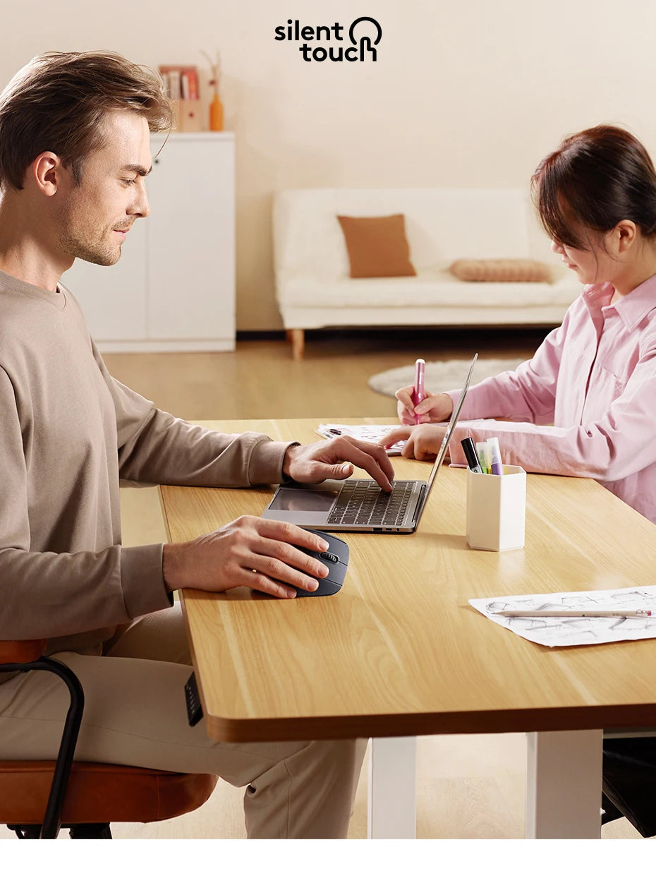 Ergonomic Vertical Wireless Mouse with 4000 DPI