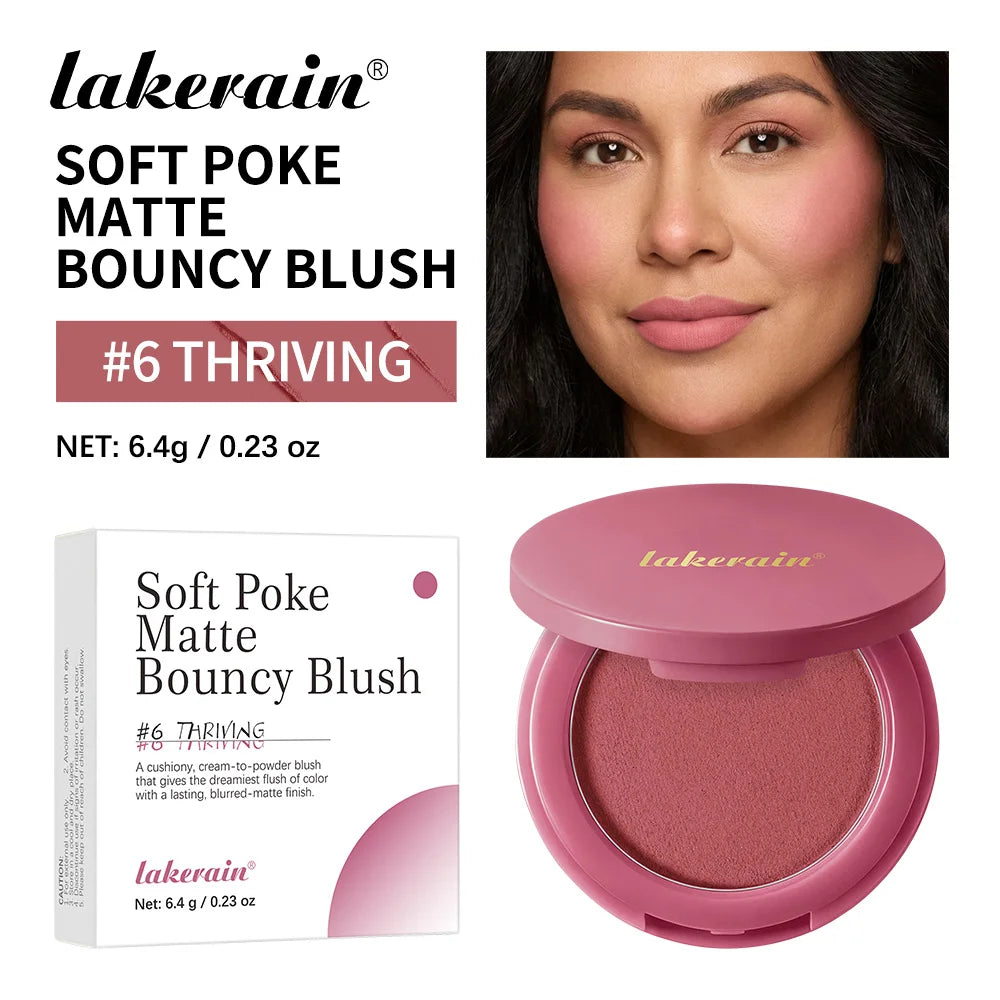 Matte Cream-to-Powder Bouncy Blush for Natural Flush - 21