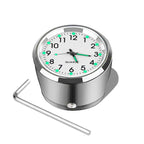 Aluminum Alloy Motorcycle Handlebar Quartz Clock for 22-25mm Bars