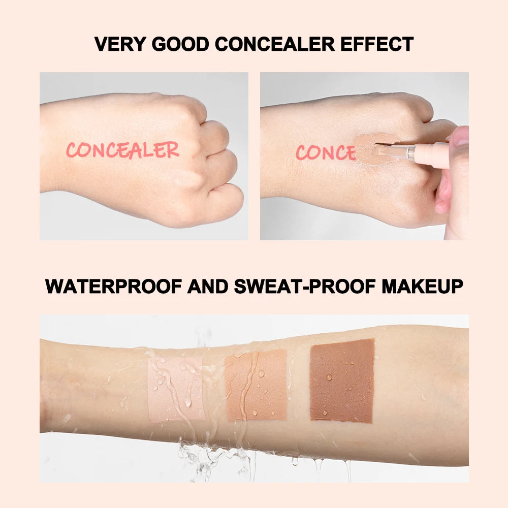Waterproof Concealer Click Pen for Brightening and Full Coverage