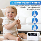 Electric Baby Nasal Aspirator with Music and Suction Control