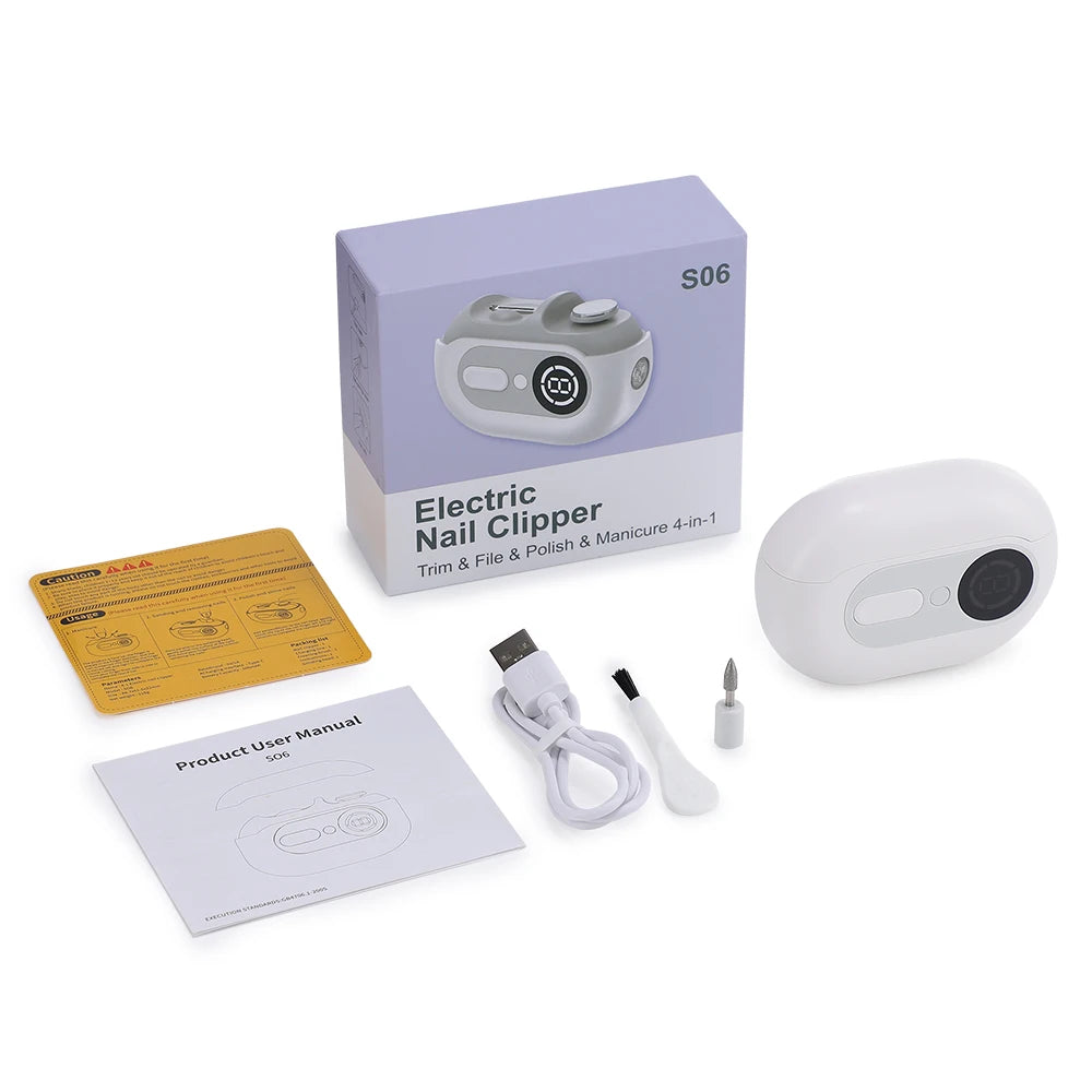 4-in-1 Electric Nail Clipper and Grooming Kit - 18