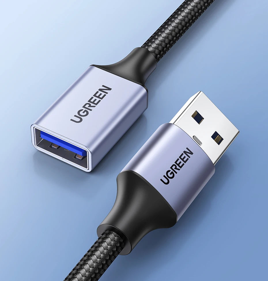 USB 3.0 Male to Female Extension Cable 5Gbps High-Speed Extender