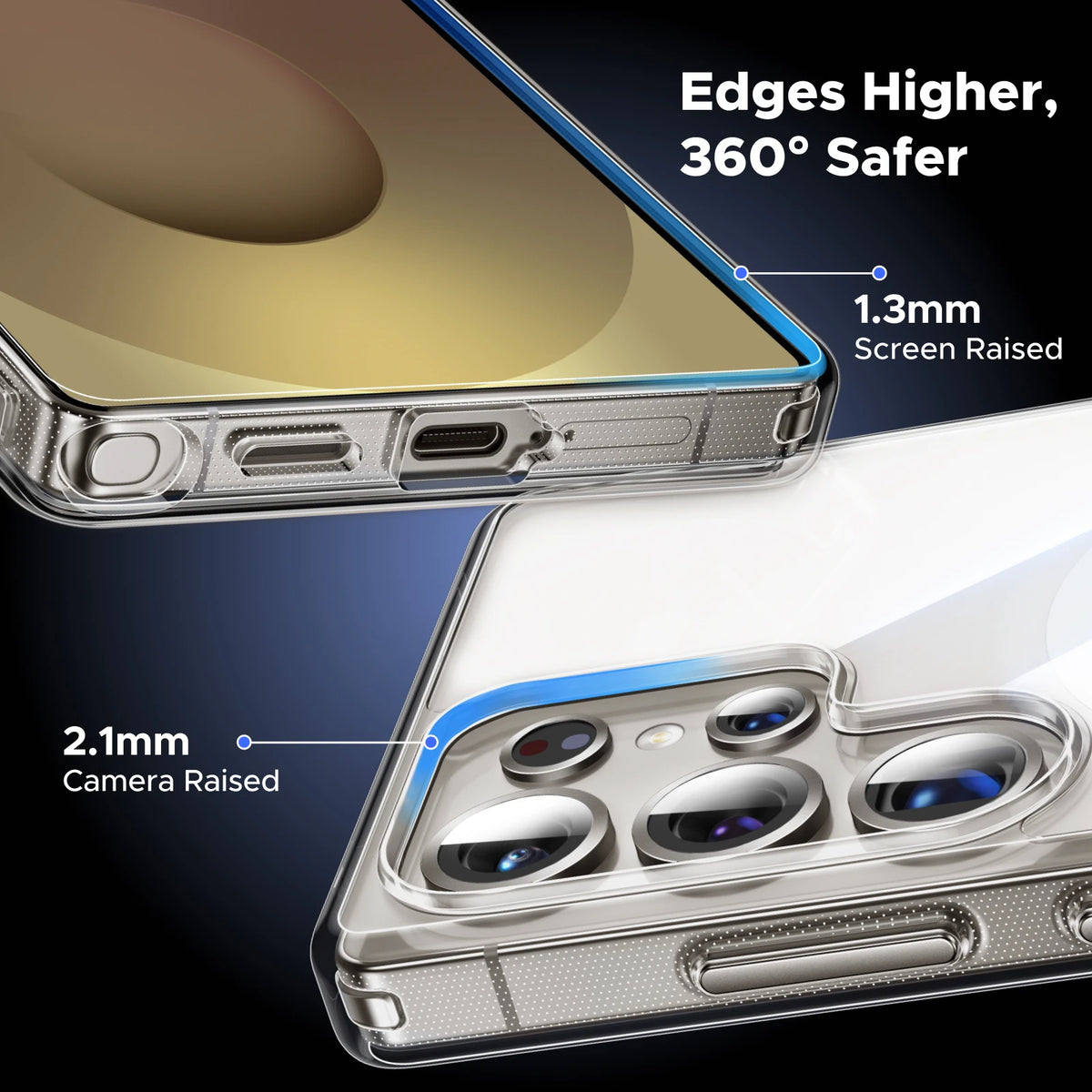Magnetic Protective Case for Galaxy S25 Ultra