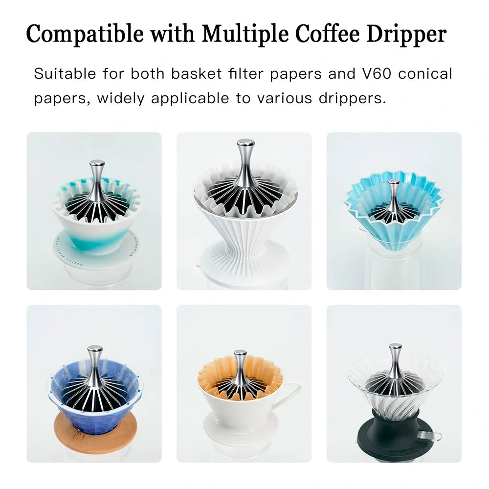 Hand Brew Coffee Filter Paper Shaping Press - 3