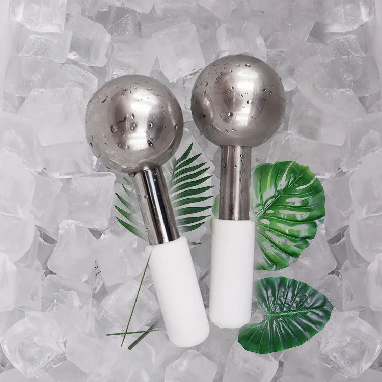 Stainless Steel Cooling Facial Globes for Puffiness and Skincare