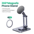 Adjustable Magnetic Aluminum Phone Stand for Desk
