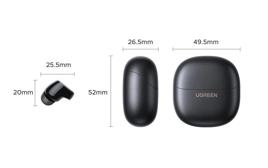Wireless Bluetooth In-Ear Earbuds with 35H Playtime