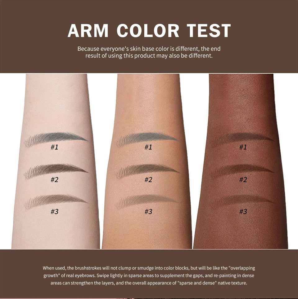 Waterproof Multi-Fork Liquid Eyebrow Pen - 10
