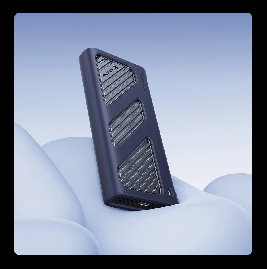 40Gbps USB4 M.2 NVMe SSD Enclosure with Cooling Fan - 22