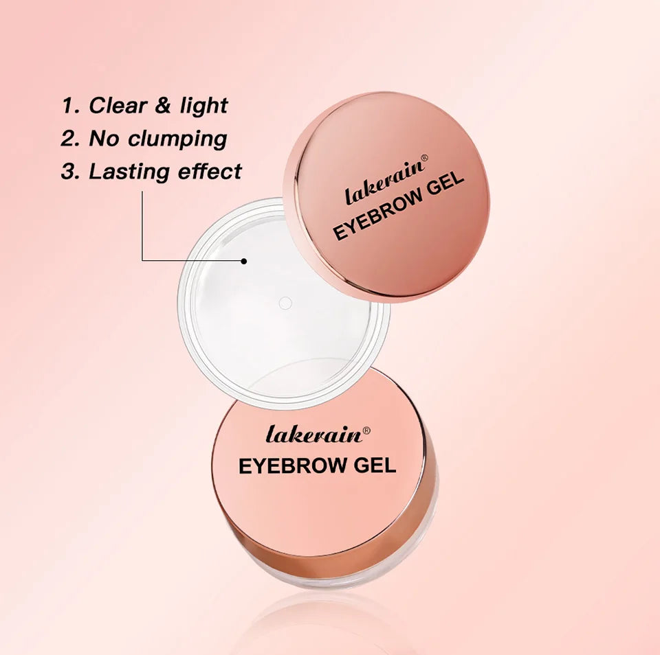 Waterproof Clear Eyebrow Styling Gel for Laminated Brow Look - 17