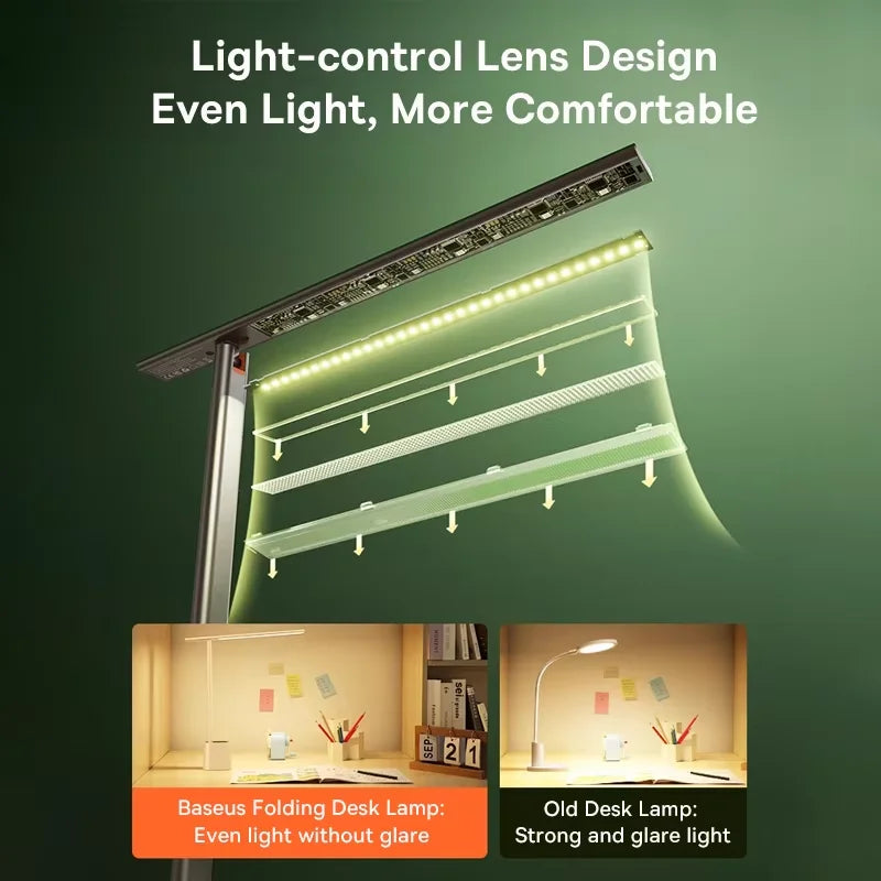 Foldable Rechargeable LED Desk Lamp with Auto Dimming - 4