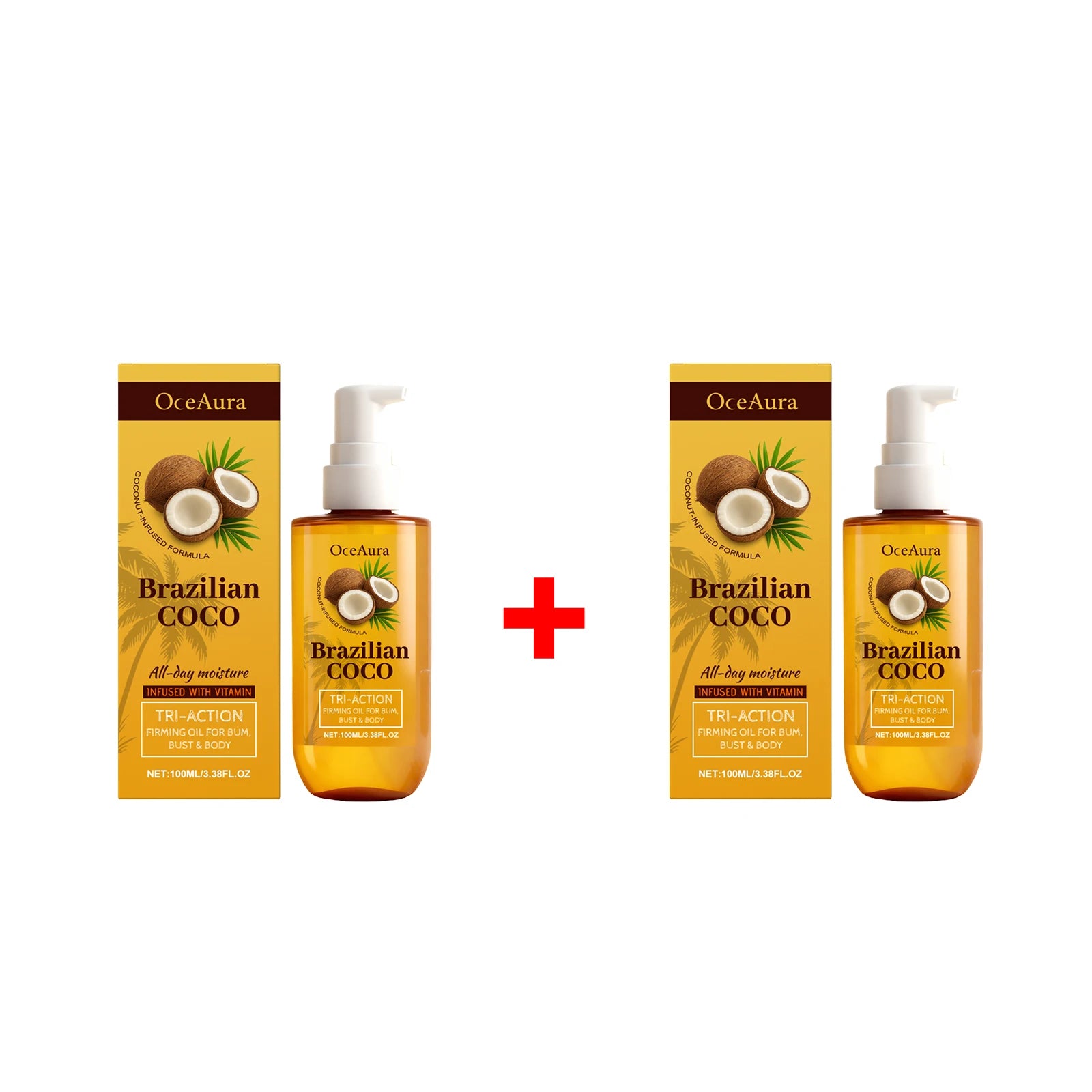 Coconut Firming Body Oil for Skin Hydration and Elasticity - 14