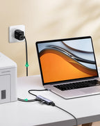 USB 3.0 to Gigabit Ethernet Adapter with 3-Port USB Hub
