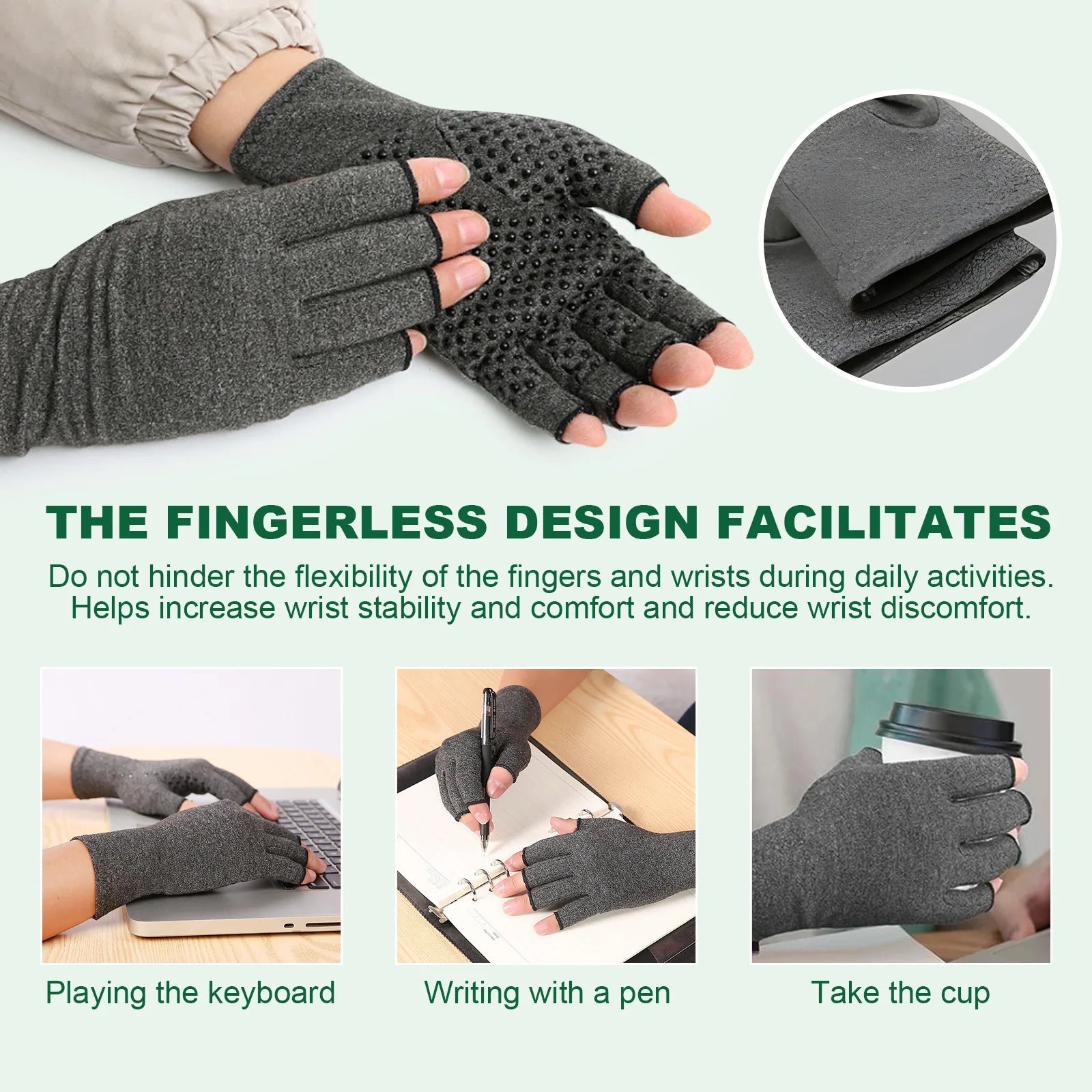 Magnetic Compression Gloves for Arthritis and Hand Pain Relief - 7