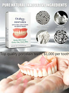 Adjustable Cosmetic Denture and Cleaning Care Kit