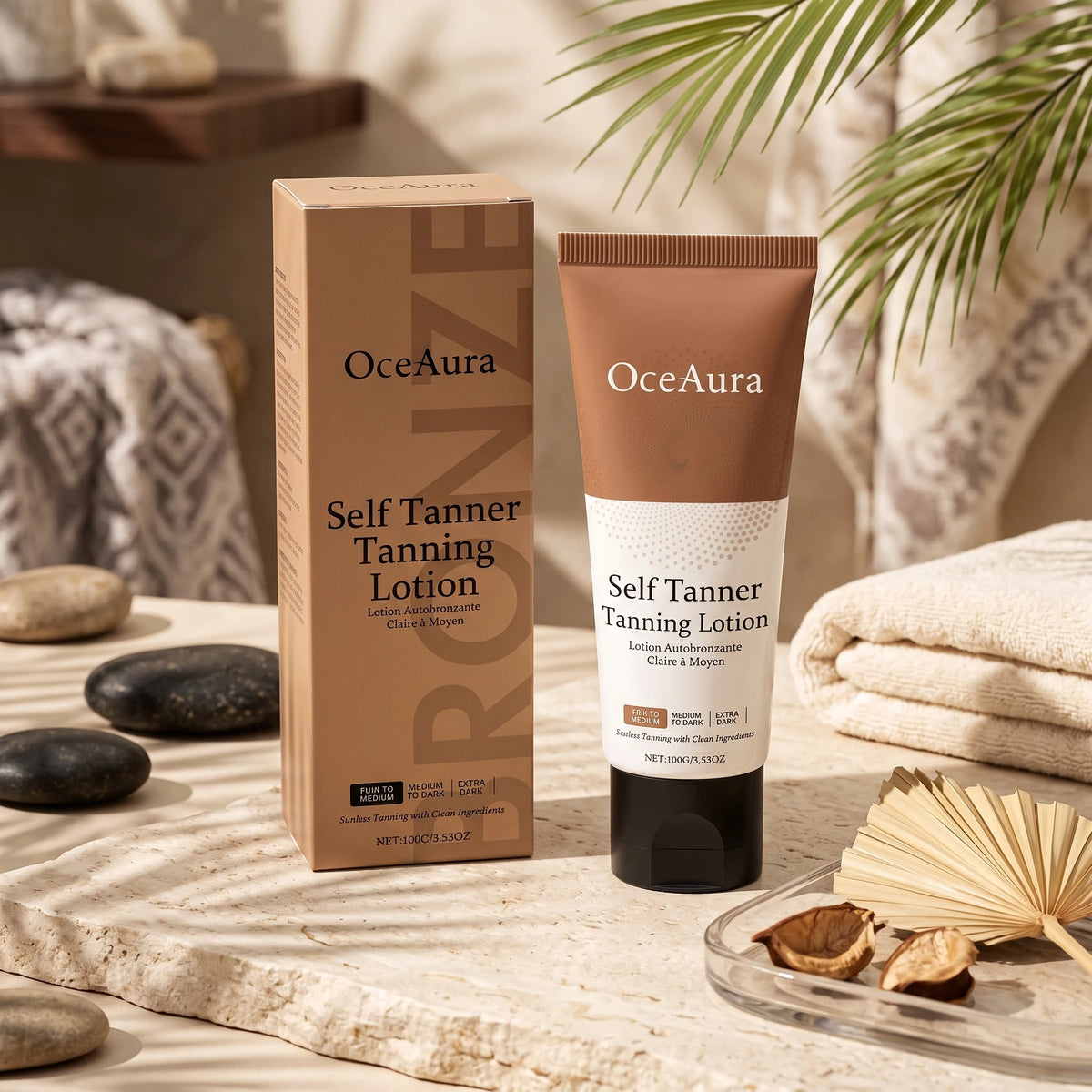 Gradual Sunless Self-Tanning Lotion for Natural Bronze Glow