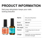 Nail Prep Dehydrator and Primer Set for Long-Lasting Manicures