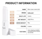 Dual-Ended Waterproof Foundation and Concealer Stick with Brush