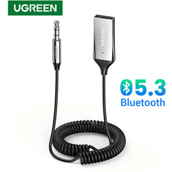 Bluetooth 5.3 Car Audio Receiver with 3.5mm AUX Adapter