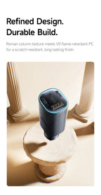160W Fast Car Charger with Triple USB Ports for Laptops and Phones