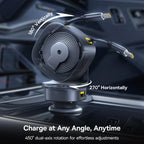 100W Fast Charging 4-Port Retractable Car Charger