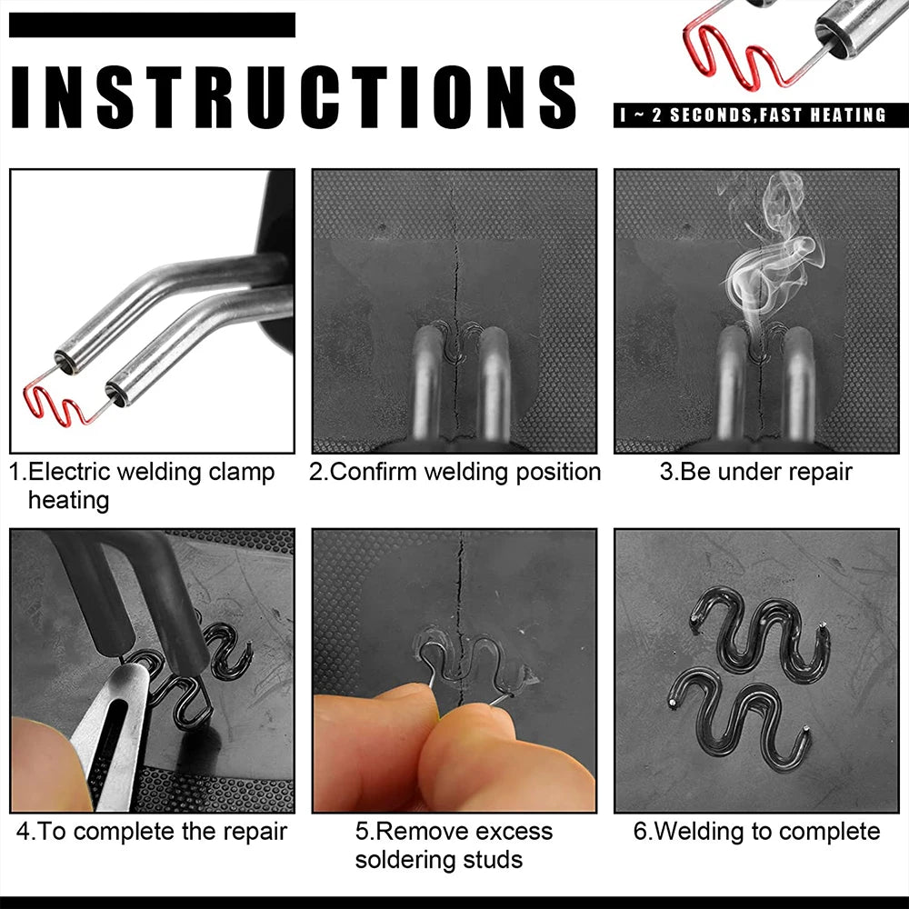 Stainless Steel Hot Stapler Welding Staples for Plastic Repair