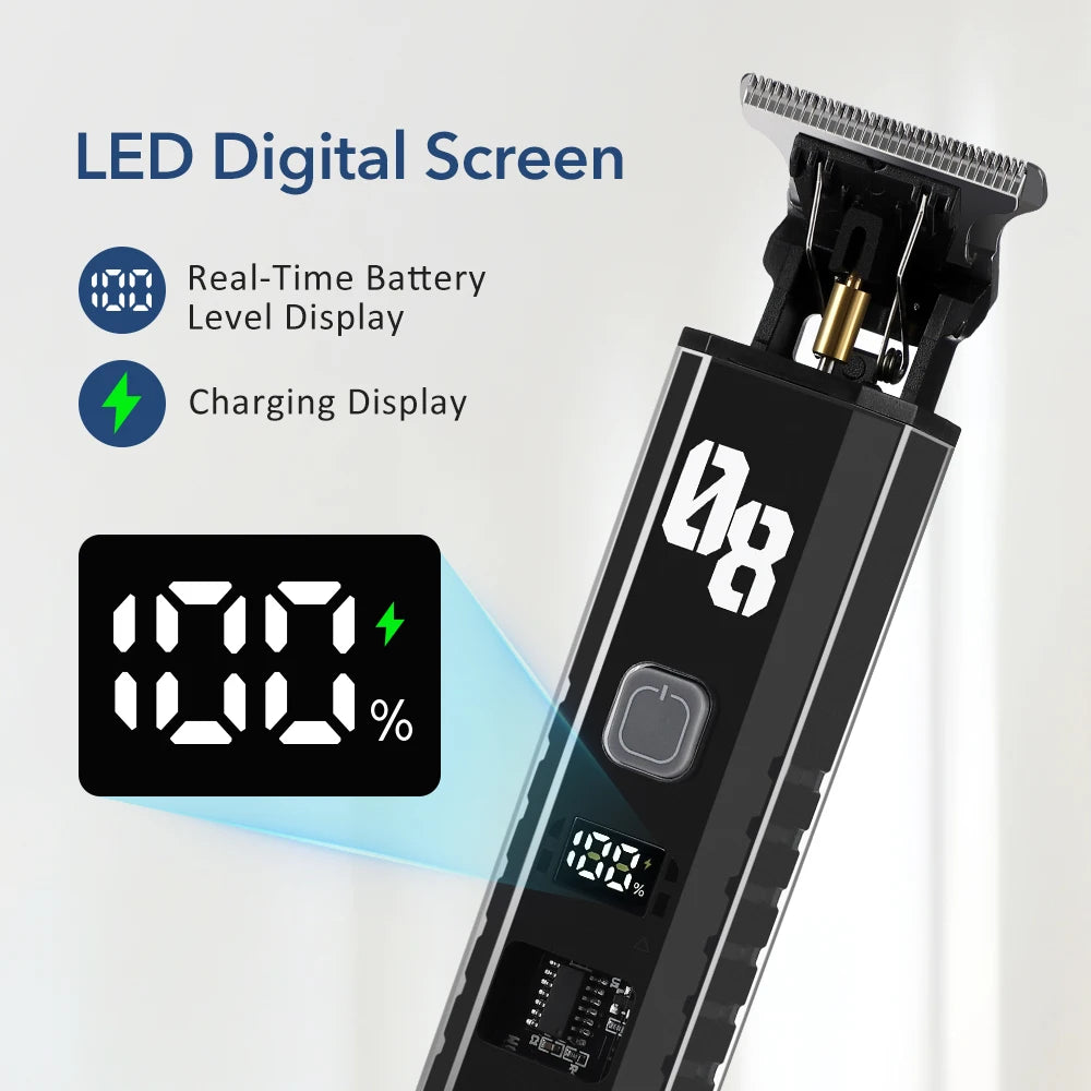 Professional Cordless Hair Trimmer and Grooming Clipper
