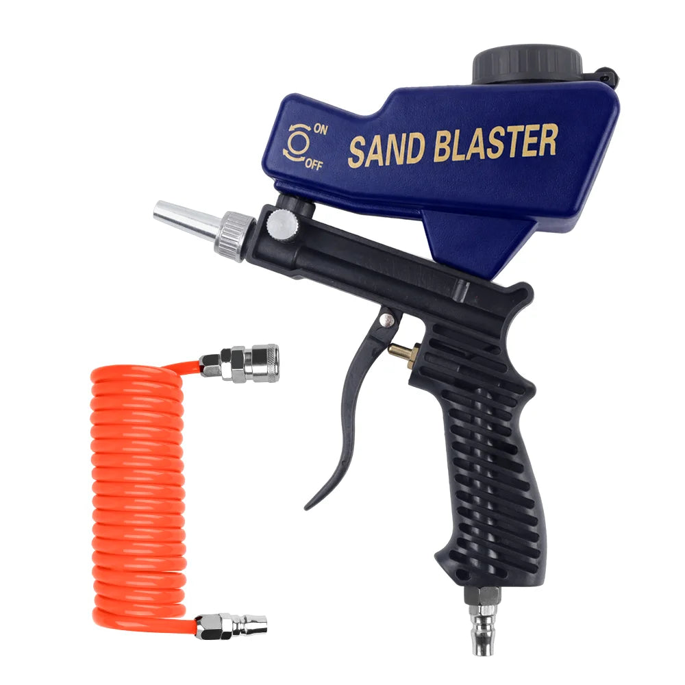 Portable Pneumatic Gravity Sandblasting Gun for Rust Removal