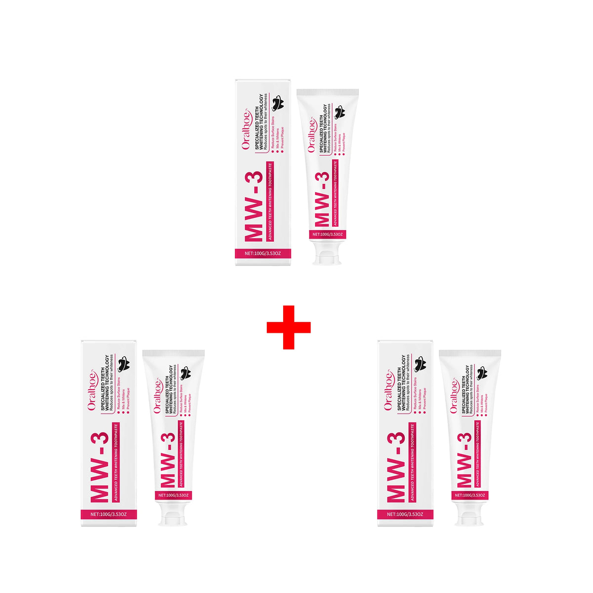 Teeth Whitening Toothpaste for Stain Removal and Fresh Breath