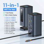 11-in-1 USB-C Triple Display Docking Station 4K 60Hz
