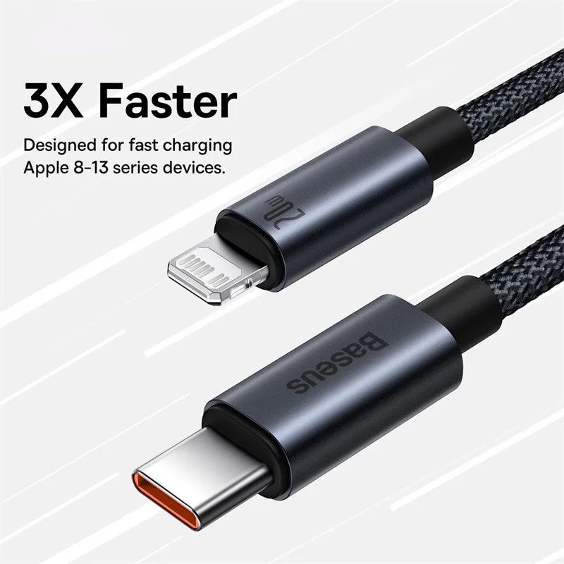 USB-C to Lightning Fast Charging and Data Sync Cable