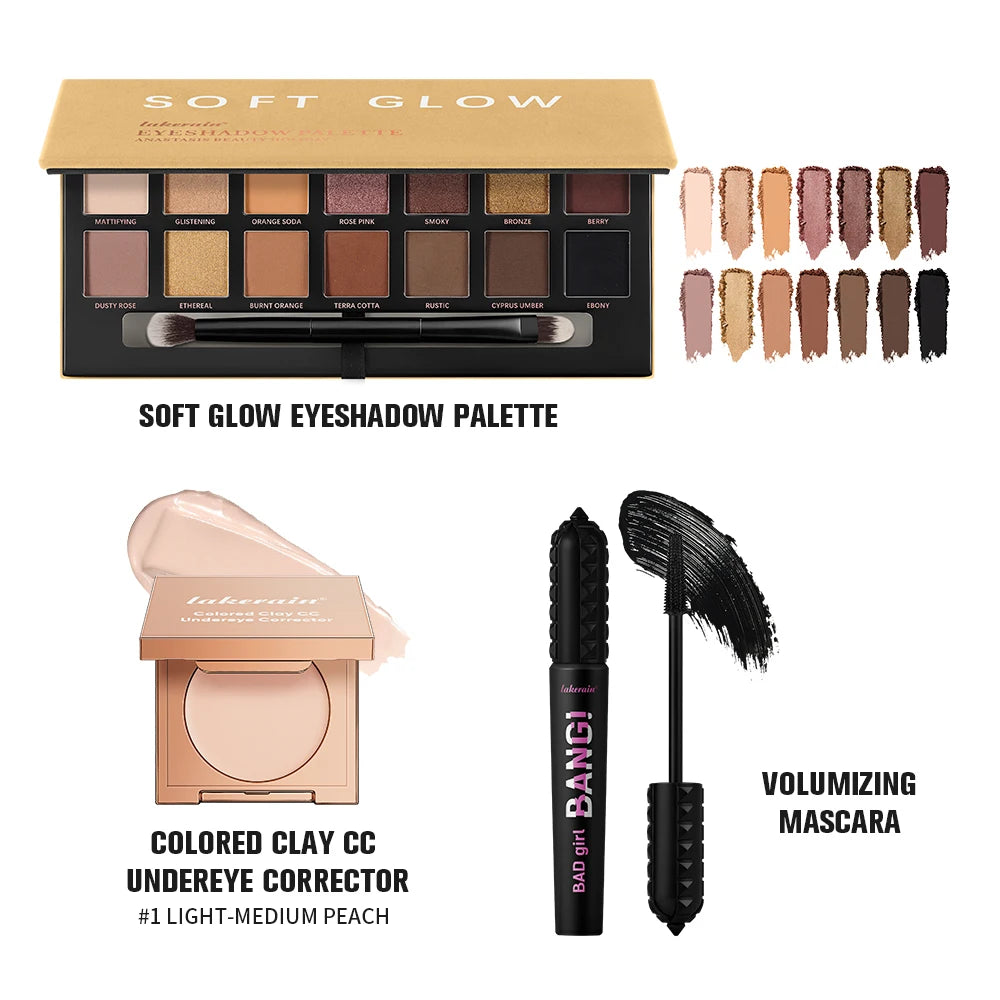 3-Piece Eye Makeup Set with Corrector, Eyeshadow, and Mascara - 5
