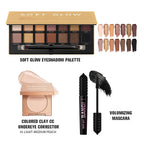 3-Piece Eye Makeup Set with Corrector, Eyeshadow, and Mascara